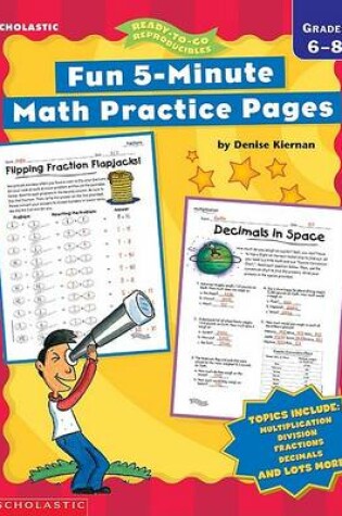Cover of Fun 5-Minute Math Practice Pages