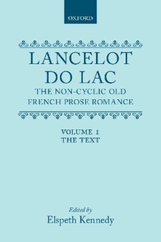 Cover of Lancelot Du Lac V1 C