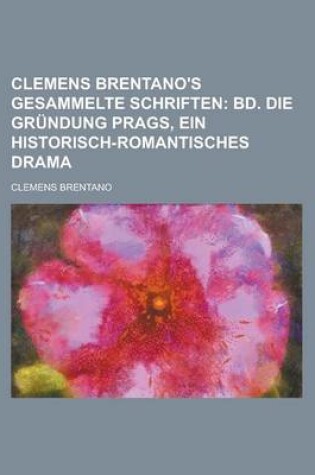 Cover of Clemens Brentano's Gesammelte Schriften