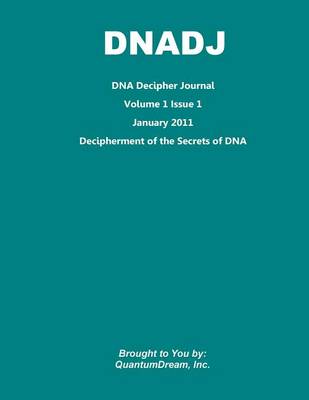 Book cover for DNA Decipher Journal Volume 1 Issue 1
