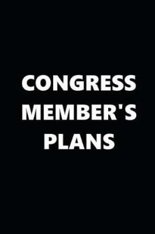 Cover of 2020 Daily Planner Political Theme Congress Member's Plans Black White 388 Pages