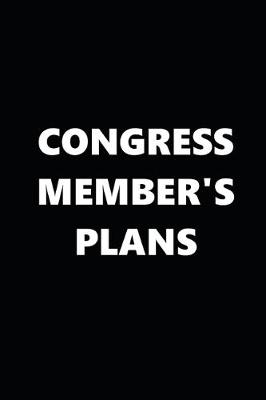 Book cover for 2020 Daily Planner Political Theme Congress Member's Plans Black White 388 Pages