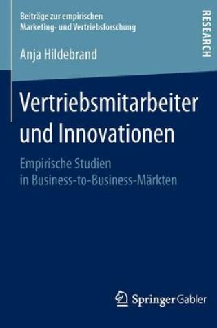 Cover of Vertriebsmitarbeiter und Innovationen