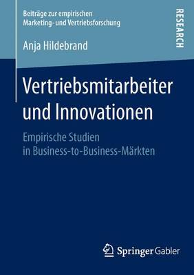 Cover of Vertriebsmitarbeiter und Innovationen