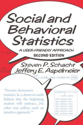 Cover of Social and Behavioral Statistics