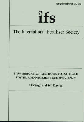 Book cover for New Irrigation Methods to Increase Water and Nutrient Use Efficiency