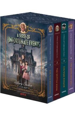 Cover of A Series Of Unfortunate Events #1-4 Netflix Tie-in Box Set