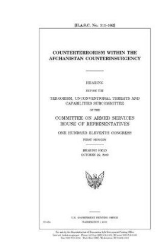 Cover of Counterterrorism within the Afghanistan counterinsurgency