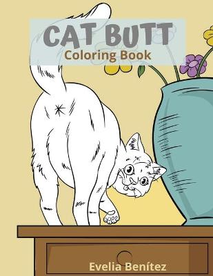 Book cover for Cat Butt Coloring Book