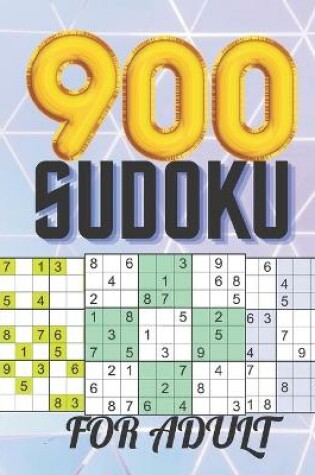 Cover of 900 Sudoku for Adult