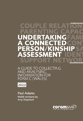 Book cover for Undertaking a connected person/kinship assessment in Wales