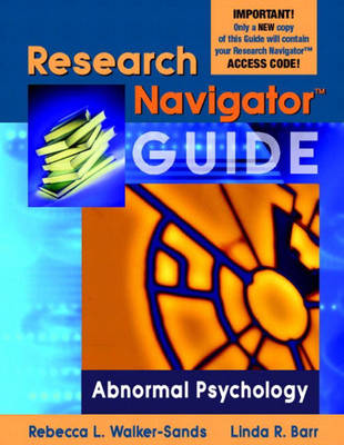 Book cover for Research Navigator Guide for Abnormal Psychology (Valuepack item only)