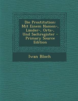 Book cover for Die Prostitution