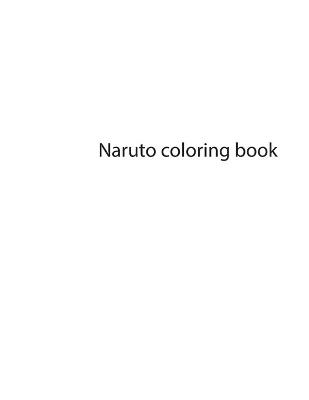 Book cover for Naruto coloring book