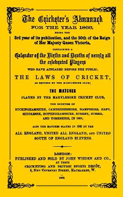 Book cover for Wisden Cricketers' Almanack 1866