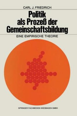 Cover of Politik als Prozeß der Gemeinschaftsbildung