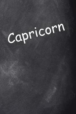 Cover of Capricorn Zodiac Horoscope Journal Chalkboard