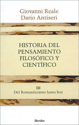 Book cover for Historia Pensamiento Filosofico y Cientifico - Tomo 3