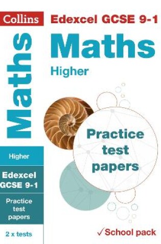 Cover of Edexcel GCSE 9-1 Maths Higher Practice Test Papers