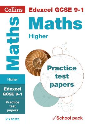 Book cover for Edexcel GCSE 9-1 Maths Higher Practice Test Papers