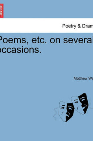 Cover of Poems, Etc. on Several Occasions.
