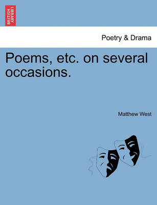 Book cover for Poems, Etc. on Several Occasions.