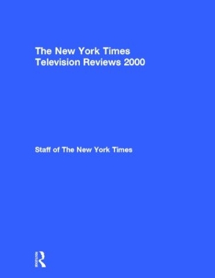 Cover of The New York Times Television Reviews 2000