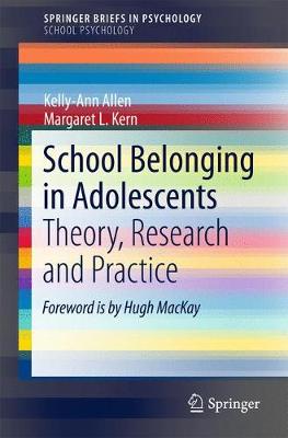 Book cover for School Belonging in Adolescents
