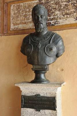 Book cover for Bust of Emperor Charles V at Monastery in Yuste Spain Journal