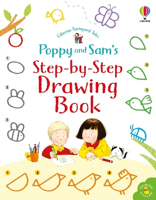 Book cover for Poppy and Sam's Step-by-Step Drawing Book