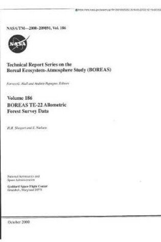 Cover of Boreas Te-22 Allometric Forest Survey Data