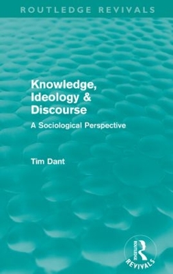 Cover of Knowledge, Ideology & Discourse