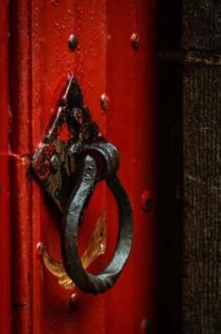 Cover of Cool Vintage Iron Door Knocker and a Red Door Journal