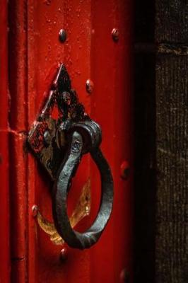 Book cover for Cool Vintage Iron Door Knocker and a Red Door Journal