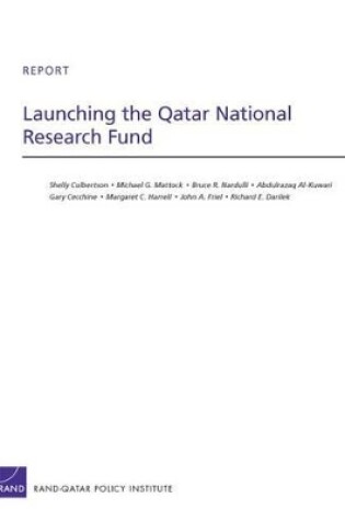 Cover of Launching the Qatar National Research Fund