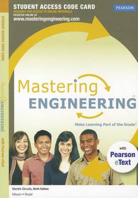 Book cover for Mastering Engineering with Pearson eText -- Access Card -- for Electric Circuits