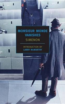 Cover of Monsieur Monde Vanishes