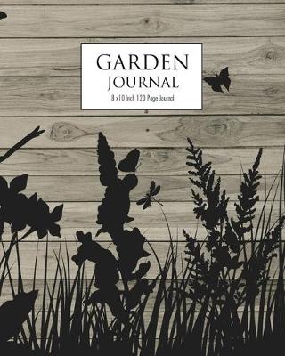 Book cover for Garden Journal - WOOD Silhouette