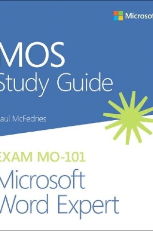 Cover of MOS Study Guide for Microsoft Word Expert Exam MO-101