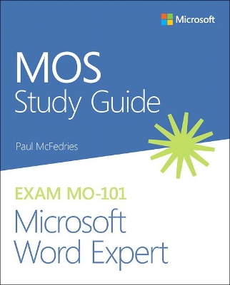 Book cover for MOS Study Guide for Microsoft Word Expert Exam MO-101
