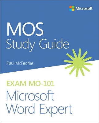 Cover of MOS Study Guide for Microsoft Word Expert Exam MO-101