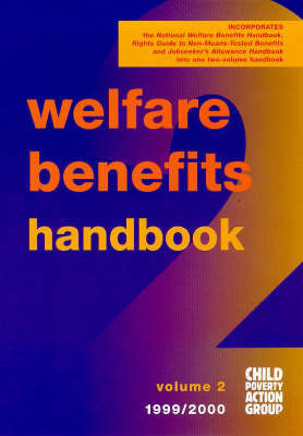 Book cover for Welfare Benefits Handbook