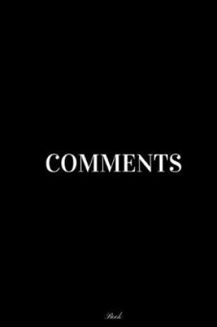 Cover of Comments