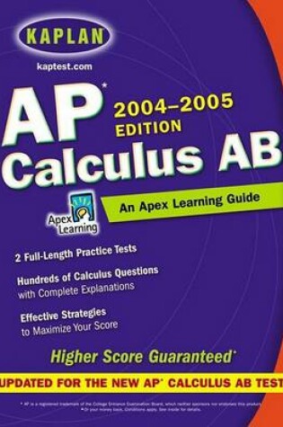 Cover of AP Calculus AB: 2004-2005 Edition