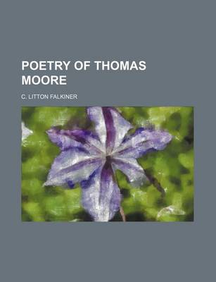 Book cover for Poetry of Thomas Moore