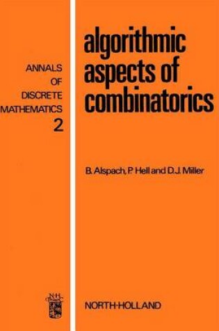 Cover of Algorithmic Aspects of Combinatorics