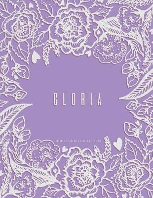 Book cover for Gloria - Lavender Purple Journal, Dot Grid