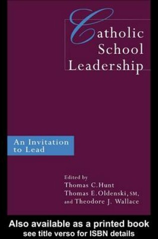 Cover of Catholic School Leadership