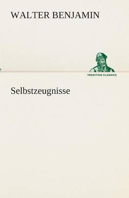 Book cover for Selbstzeugnisse