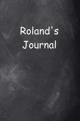 Cover of Roland Personalized Name Journal Custom Name Gift Idea Roland